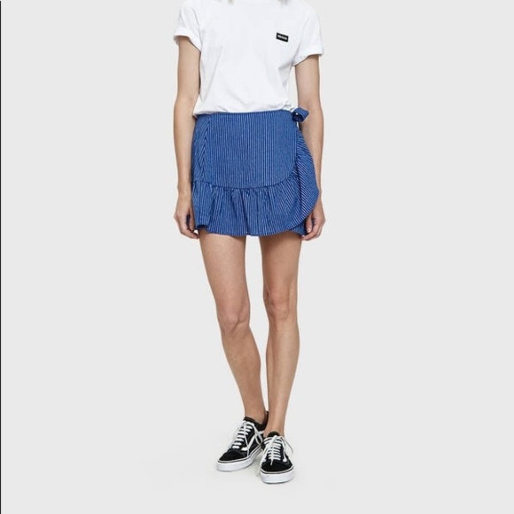 Farrow Wrap Mini Skirt